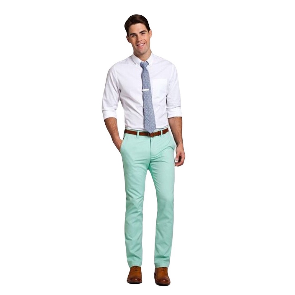 BONOBOS Oxelys light green Pants - Picture 6 of 12